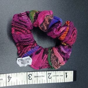 Hair Scrunchie Handmade Guatamal Hair Tie #4